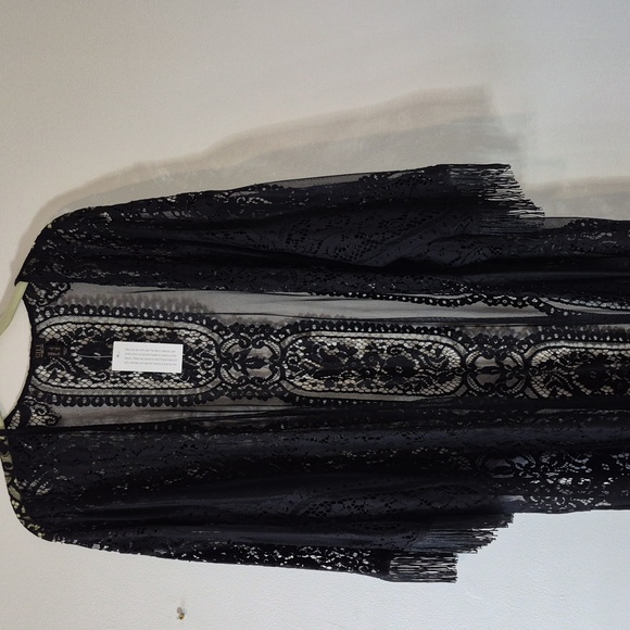 G.I.L.I. Accessories - G.I.L.I. Long Fringe Overlay Black (L) With Sleeves